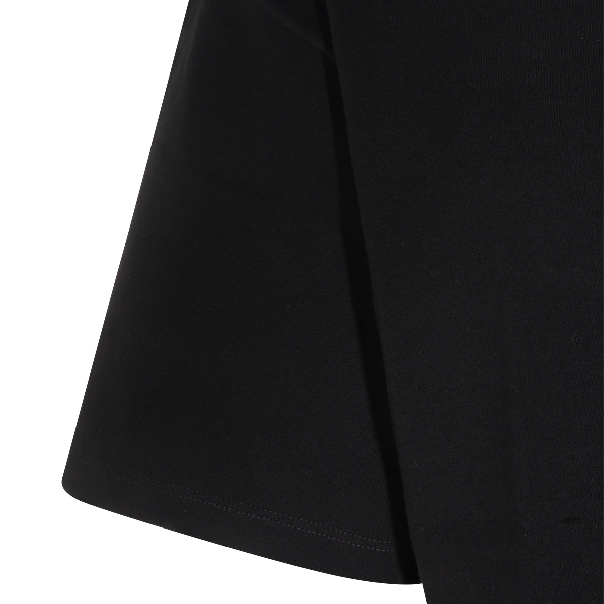 BLACK COTTON T-SHIRT