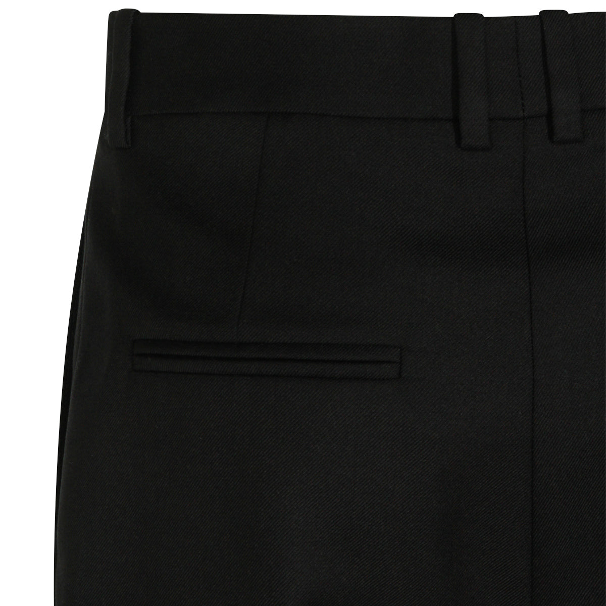 BLACK WOOL PANTS