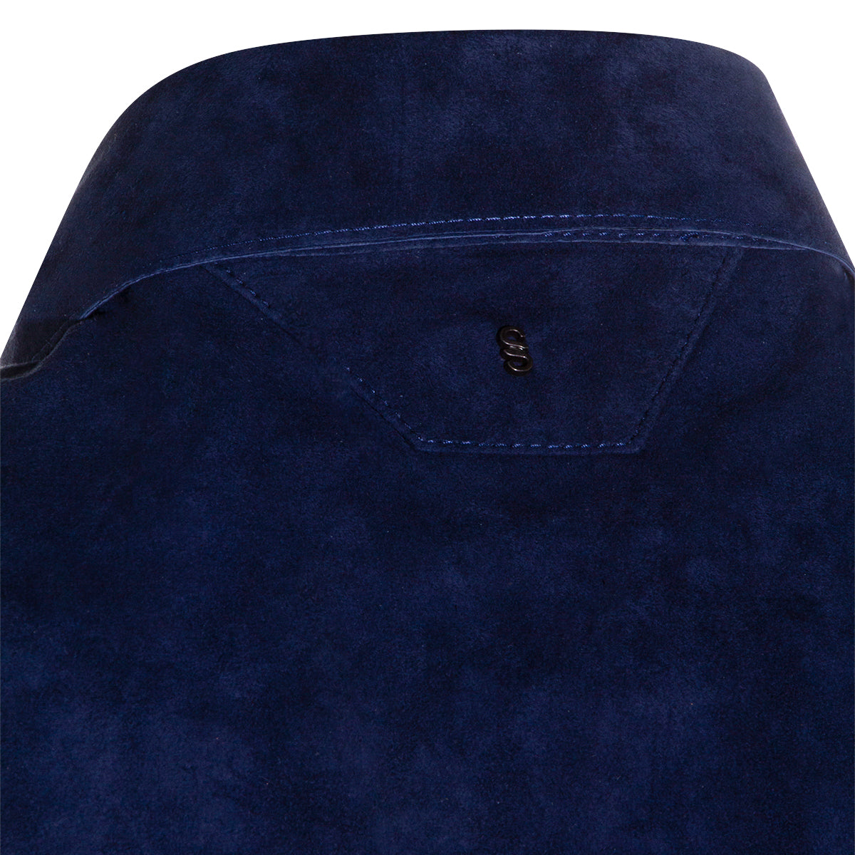 DARK BLUE LEATHER JACKET