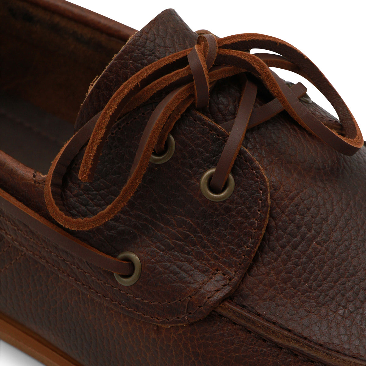 BROWN LEATHER OWEN LOAFERS