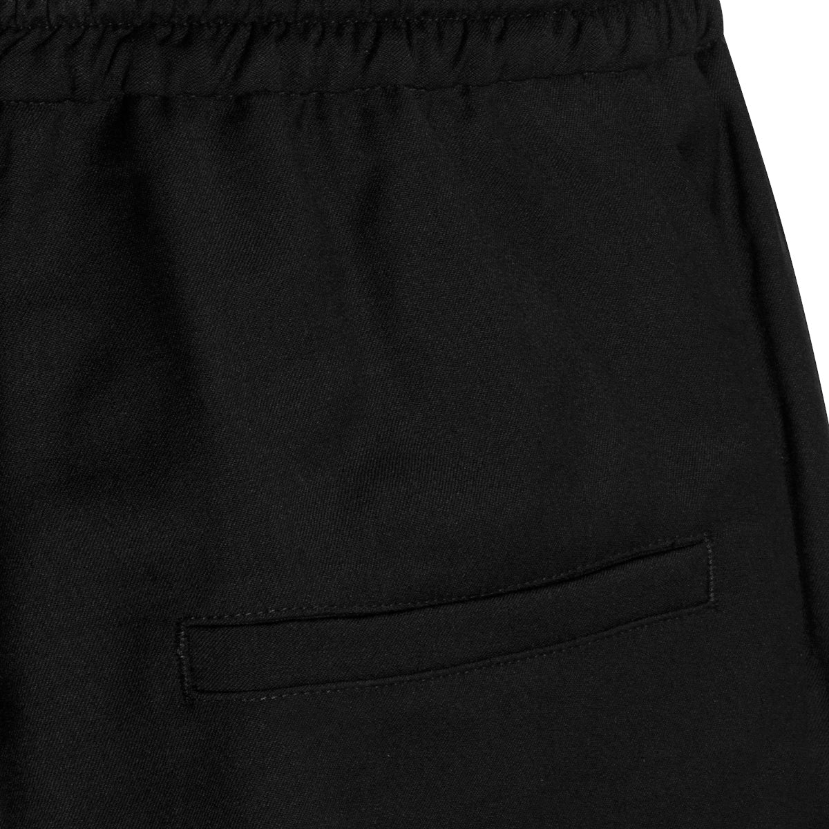 BLACK VIRGIN WOOL SHORT