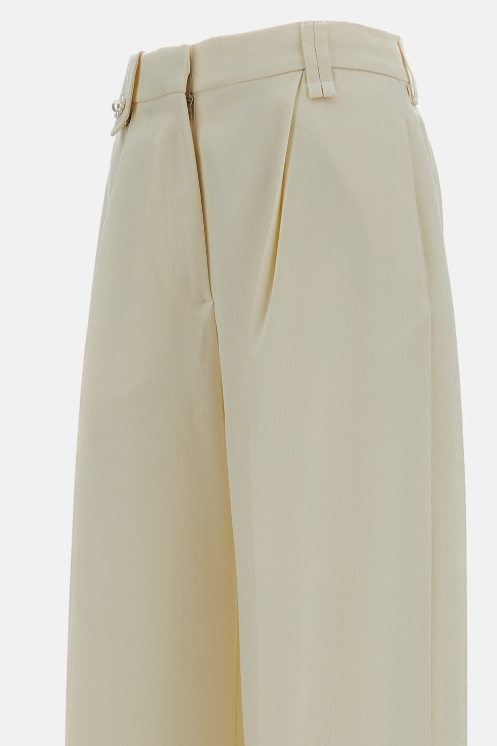 CROPPED WIDE LEG TROUSERS