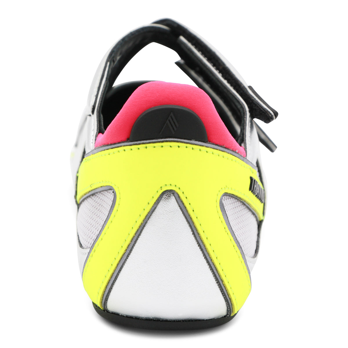 SILVER AND FLUO SNEAKERS