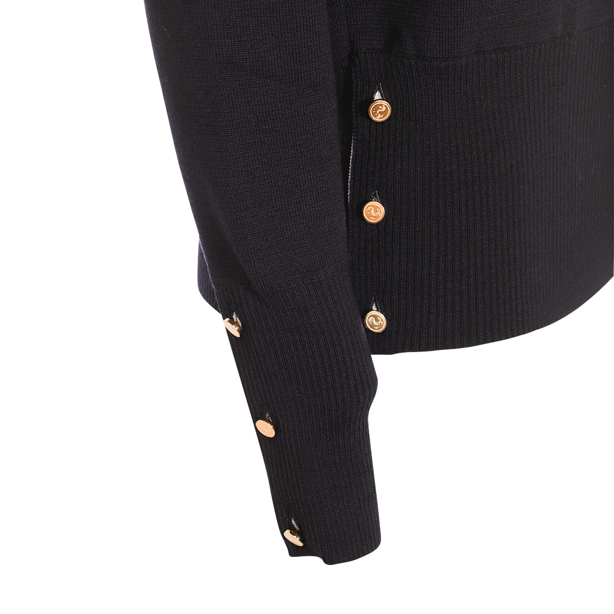 DARK BLUE WOOL KNITWEAR