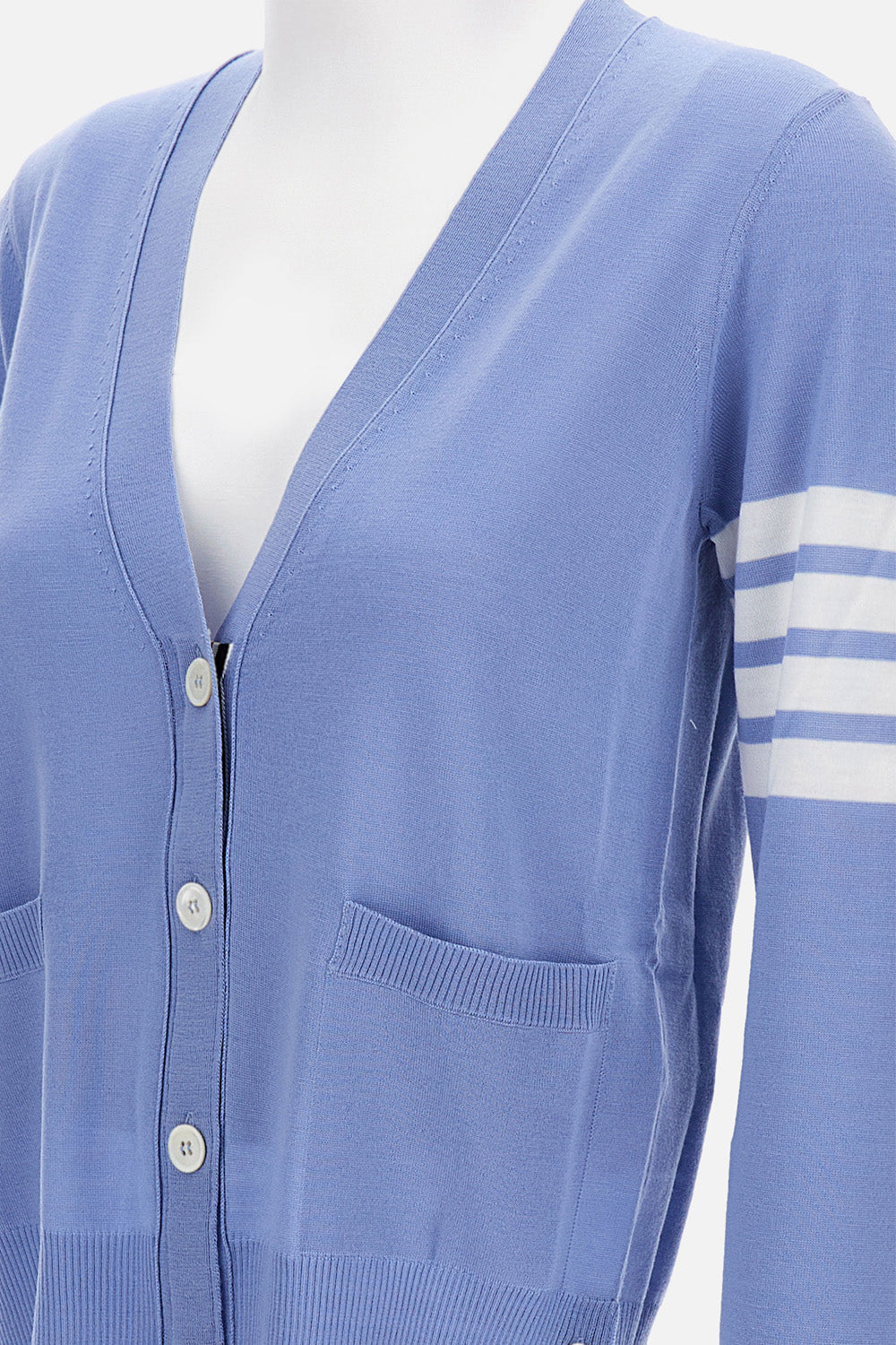 CARDIGAN V NECK LIGHT MERINO WOOL