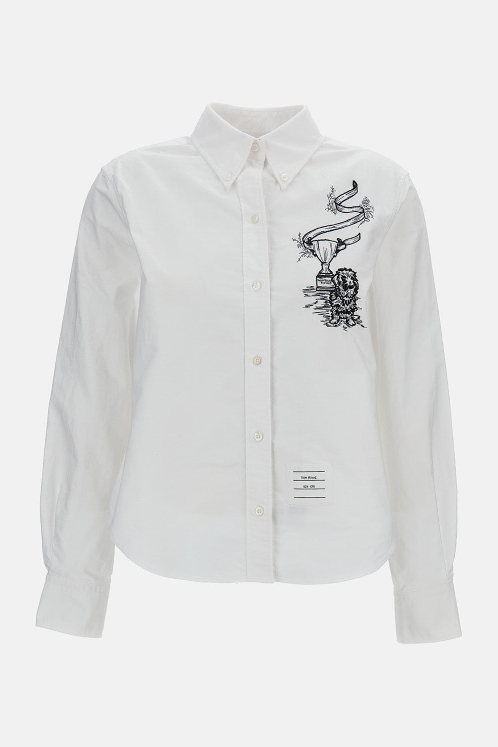 HECTOR TROPHY EMBROIDERED SHIRT IN PENCIL STITCH