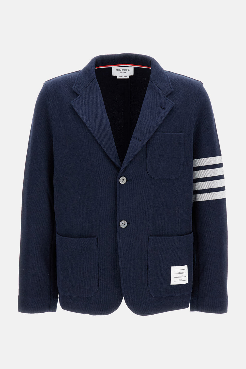 DOUBLE FACE KNIT 4-BAR SACK JACKET