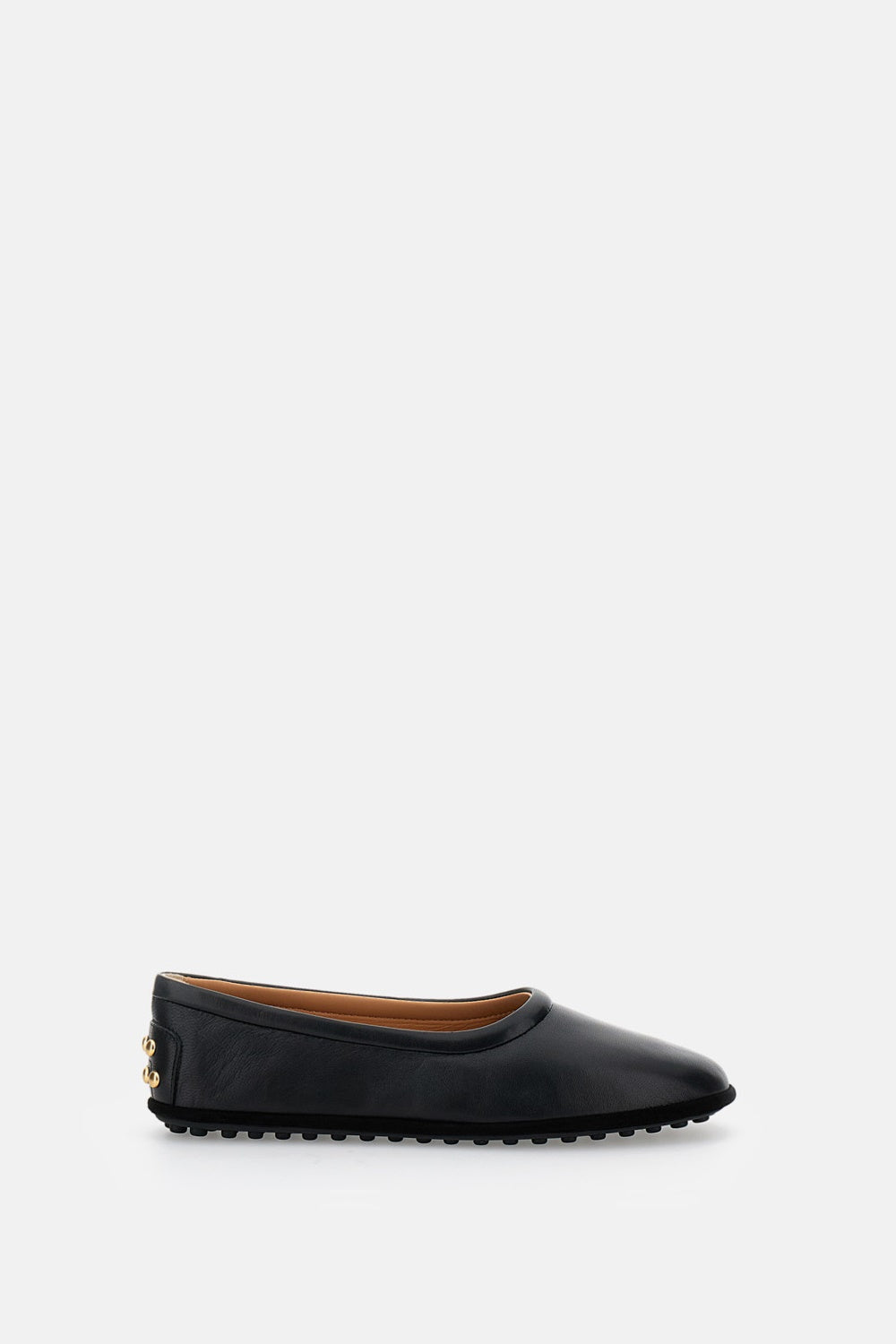 RUBBER SOLE BALLERINA FLATS