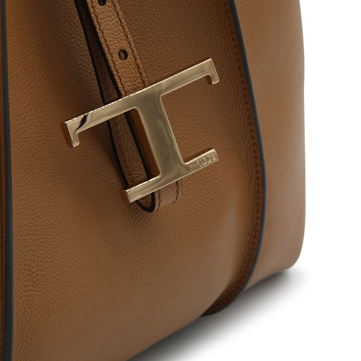 BROWN LEATHER KENIA TOTE BAG