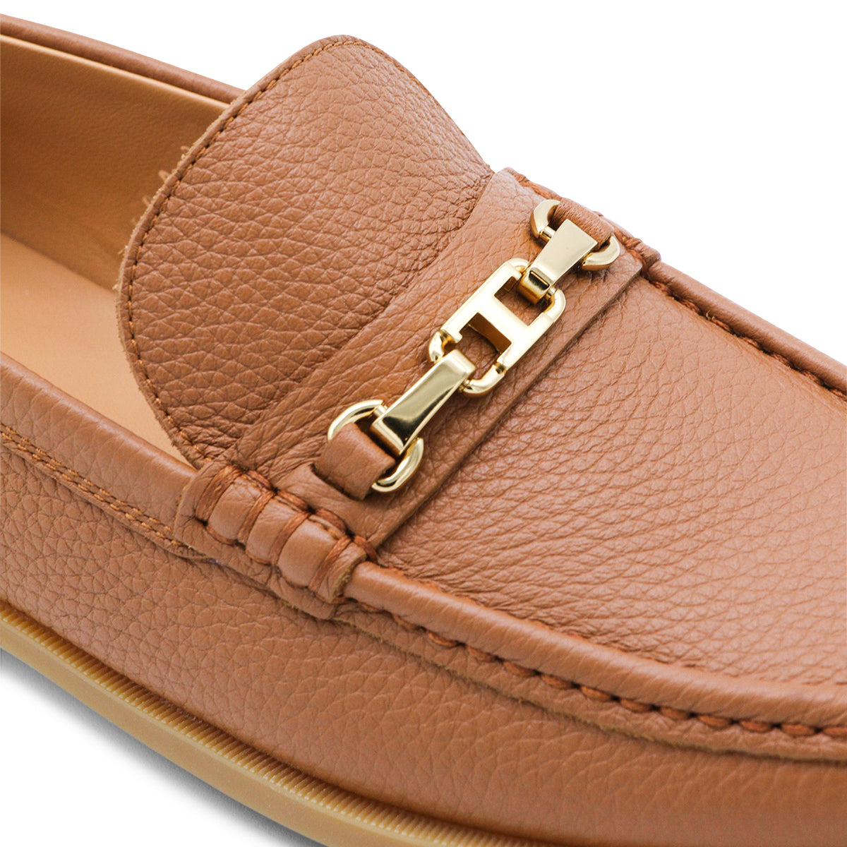 BROWN LEATHER LOAFERS