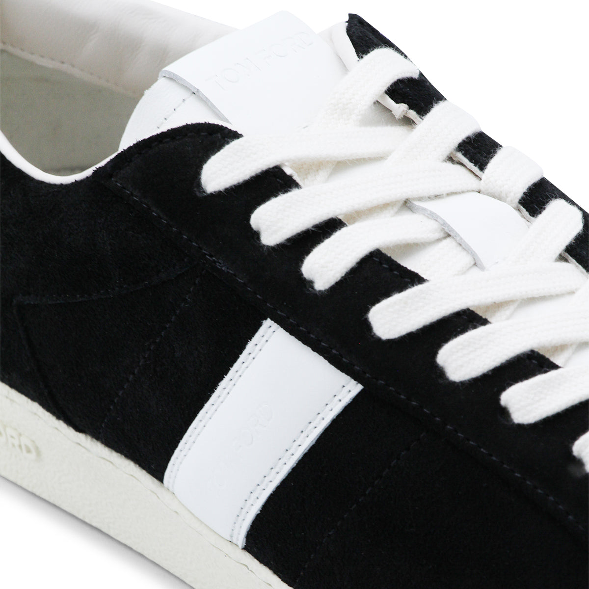 BLACK LEATHER SNEAKERS