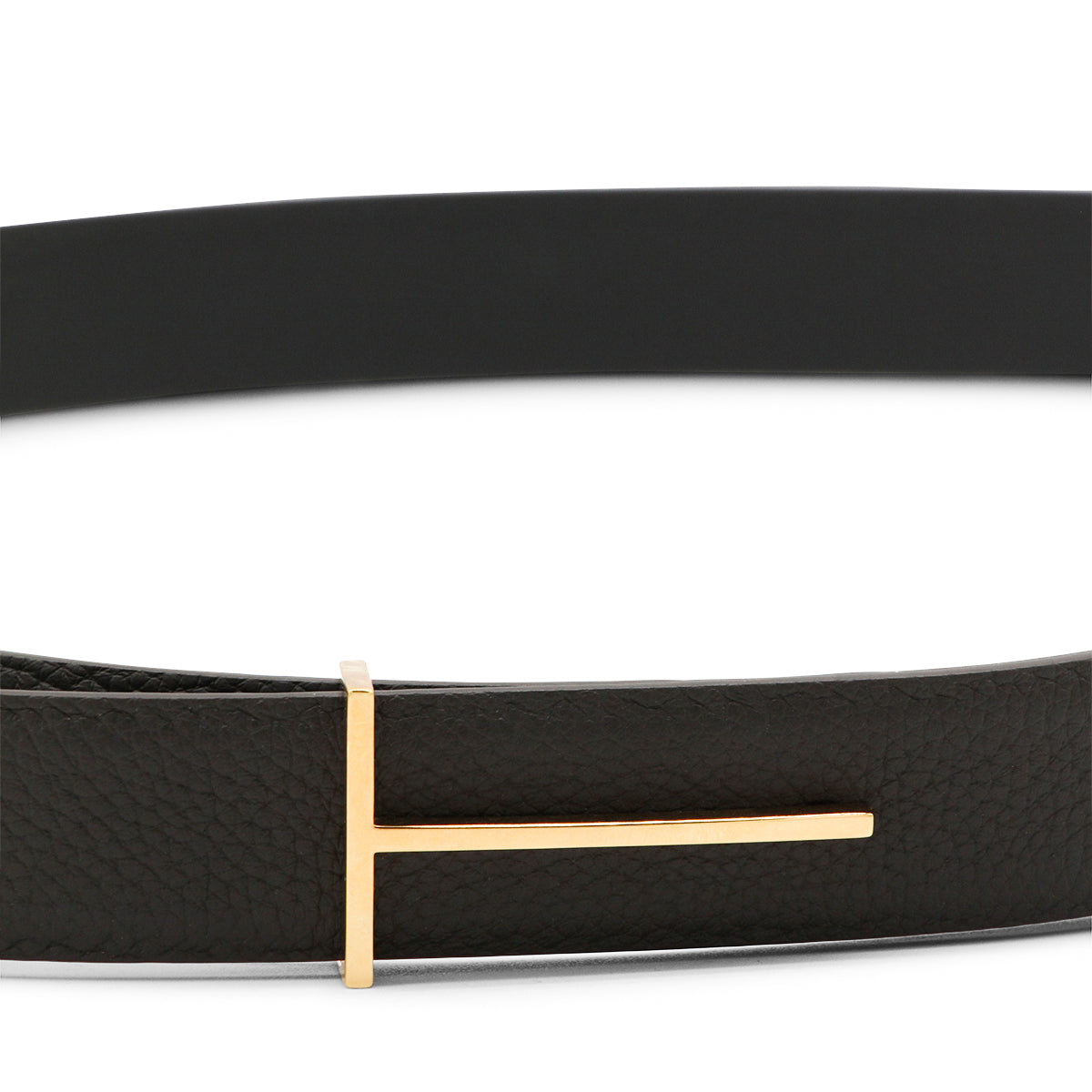 BLACK LEATHER BELT