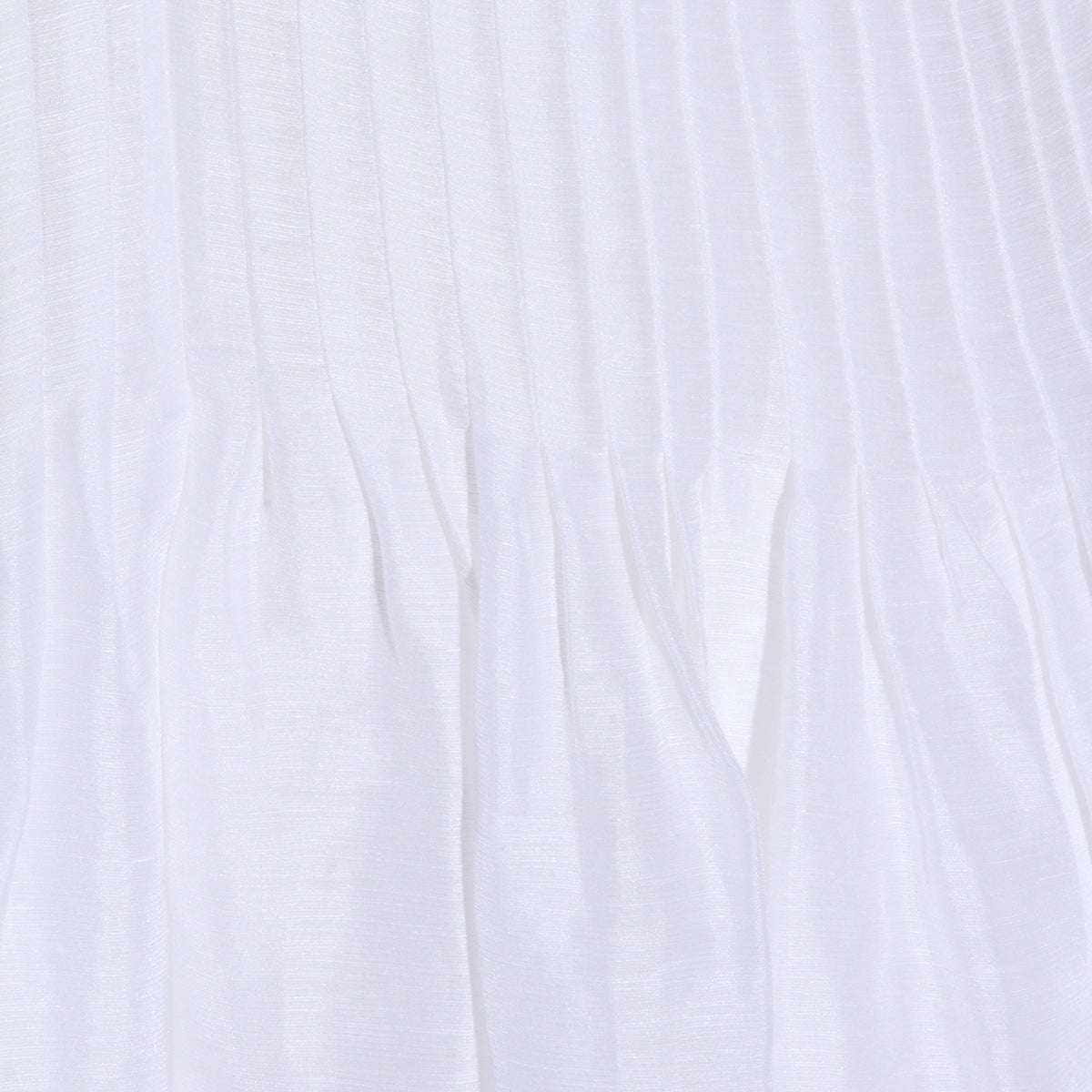 WHITE COTTON MIDI DRESS