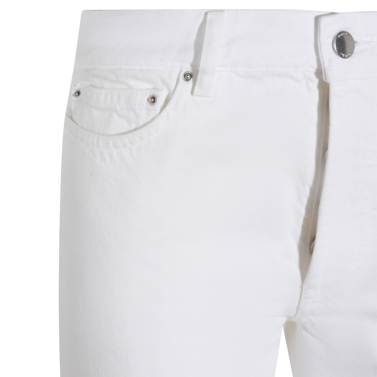 OFF WHITE COTTON JEANS