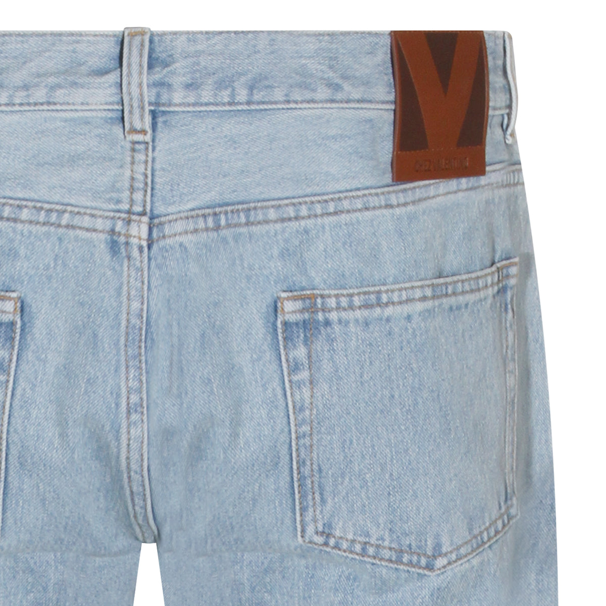LIGHT BLUE COTTON JEANS