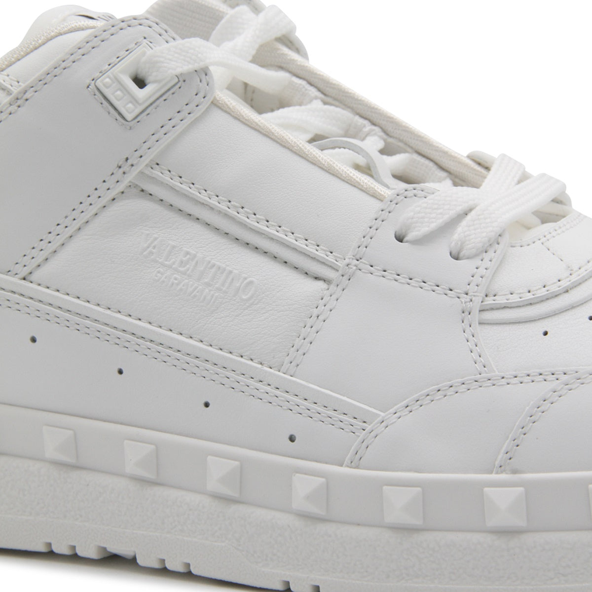 WHITE LEATHER FREEDOTS SNEAKERS