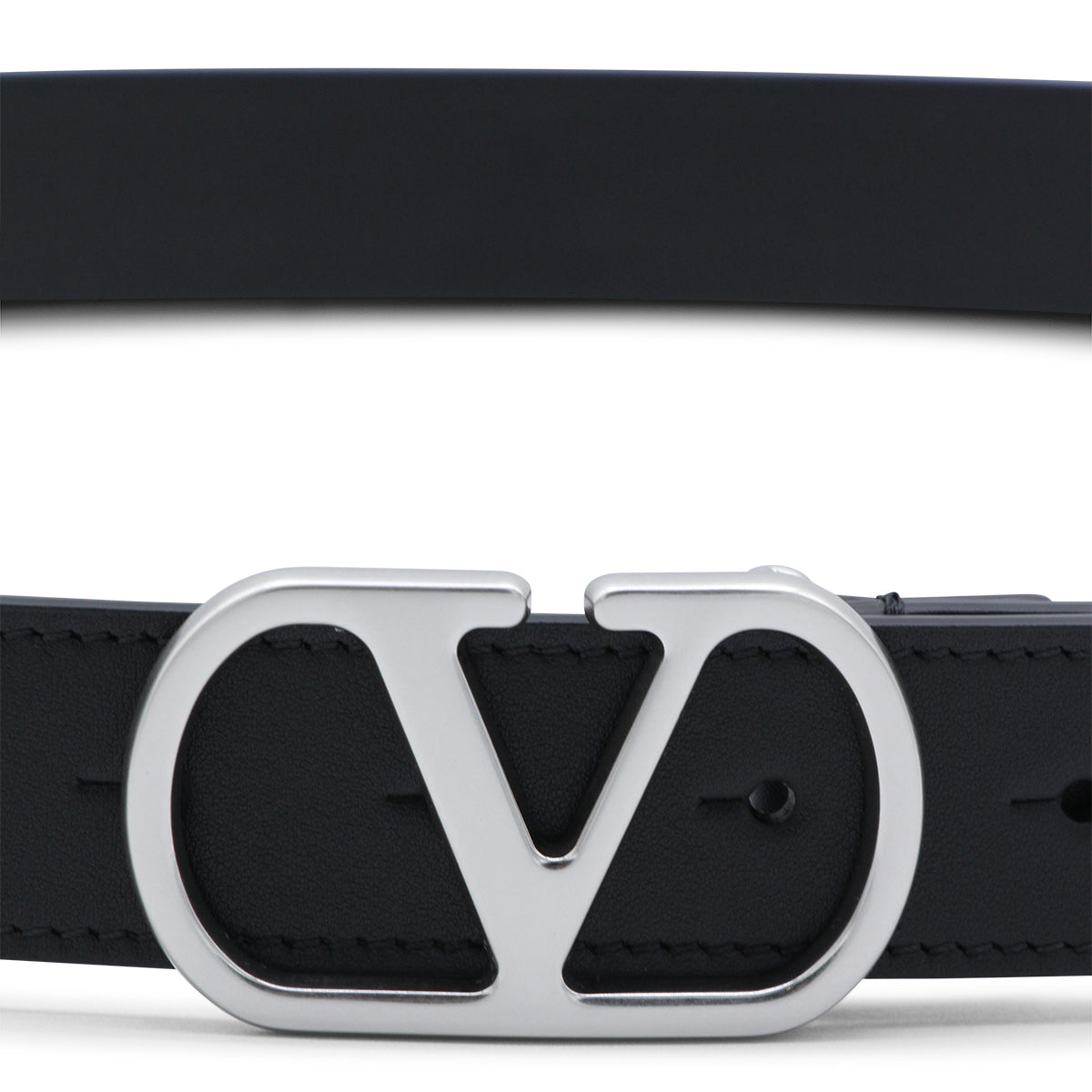 BLACK LEATHER BELT