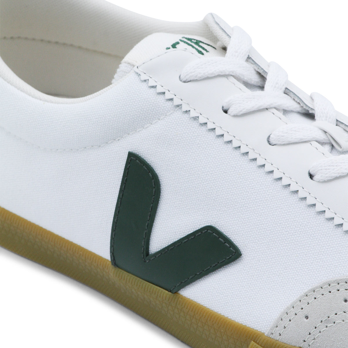 WHITE LEATHER VOLLEY SNEAKERS