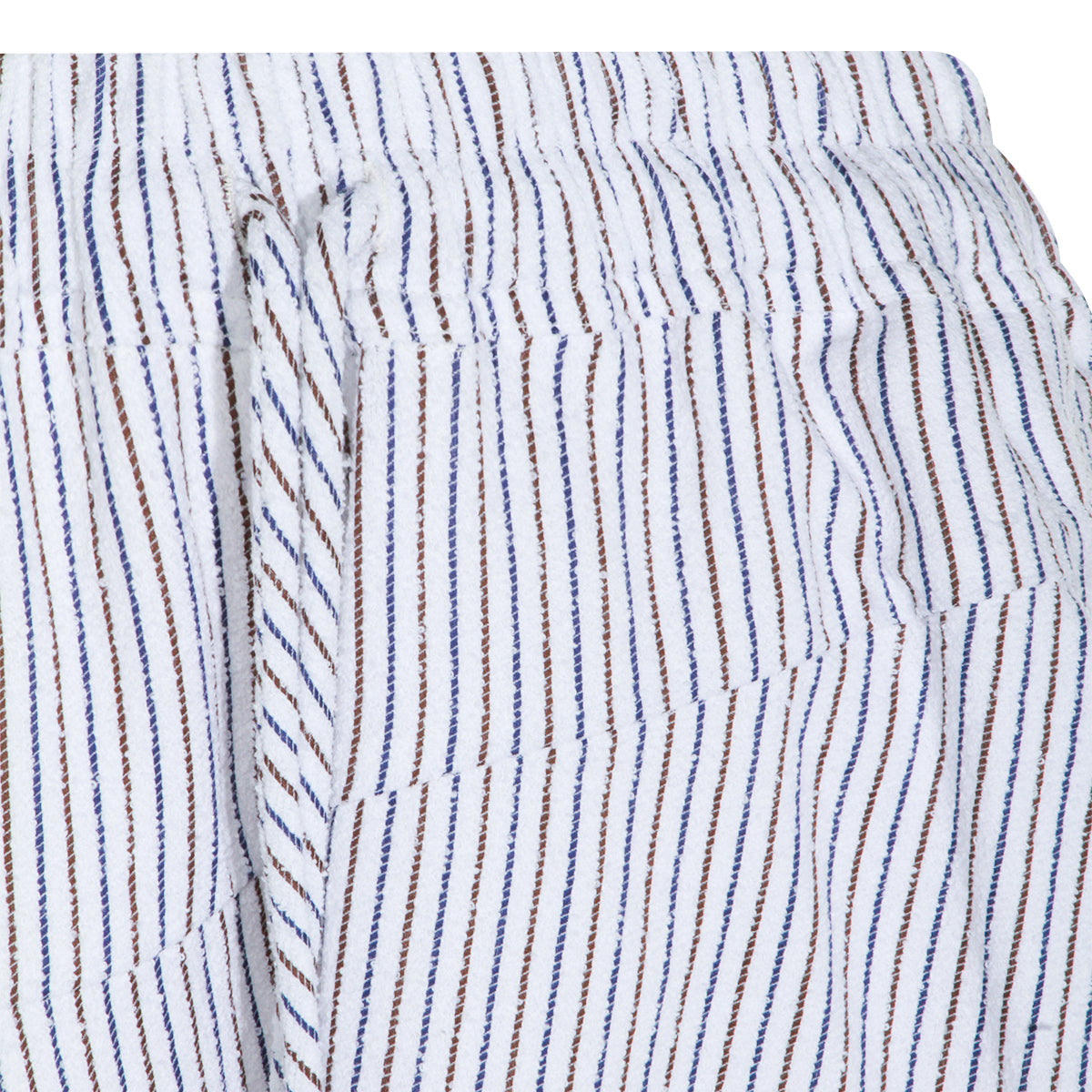 BLUE AND BROWN COTTON SKIRT