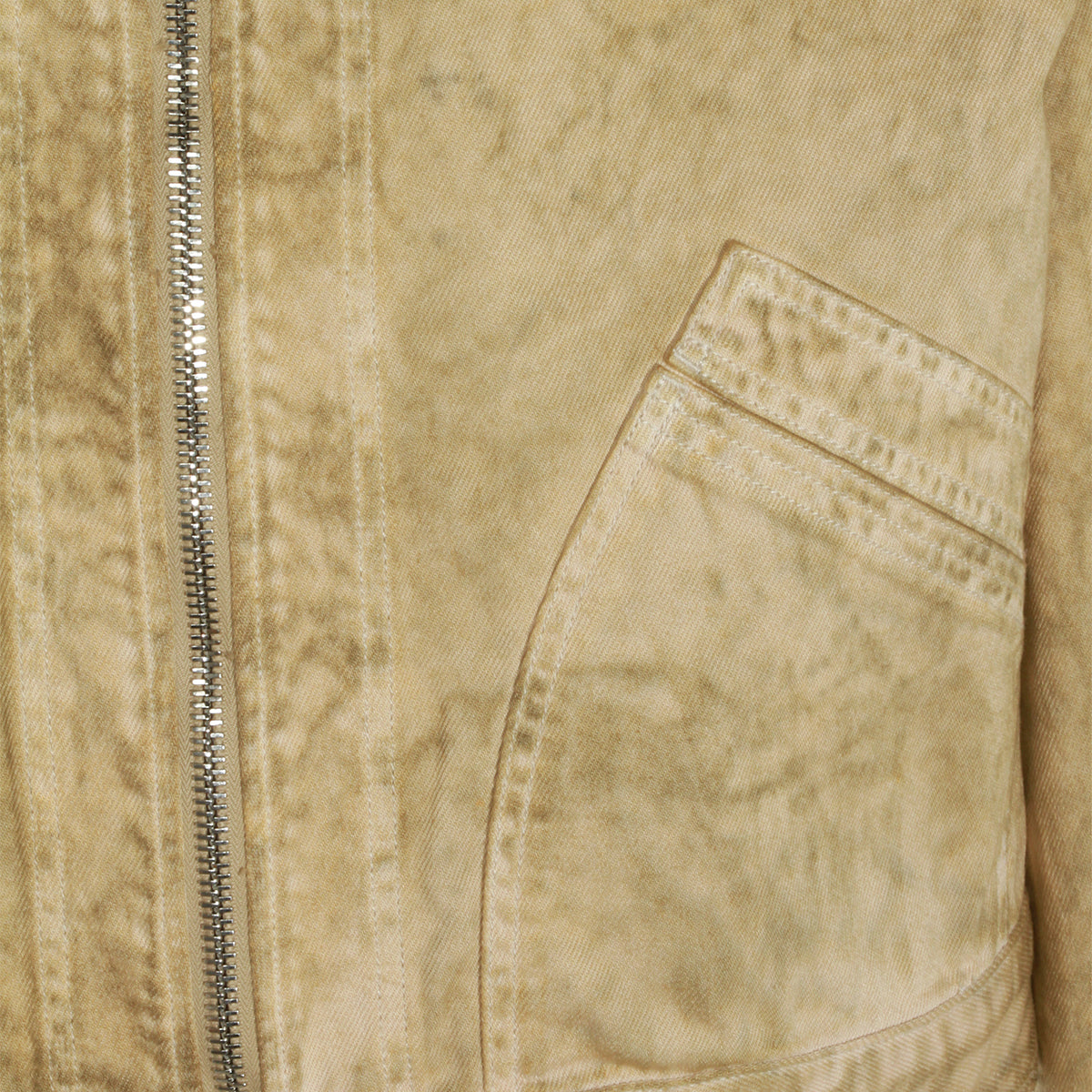 GREEN COTTON CASUAL JACKET
