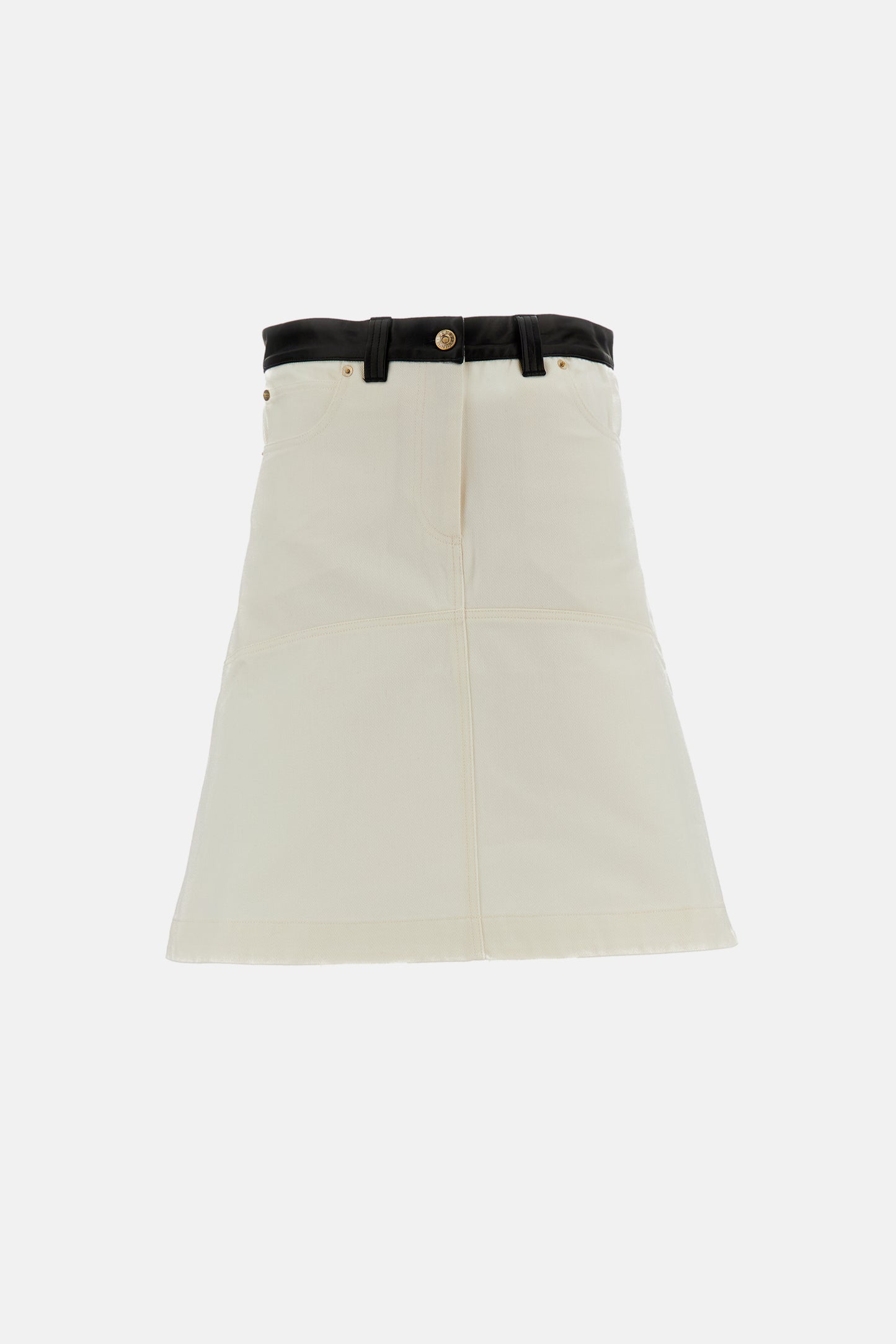 COTTON DENIM SKIRT