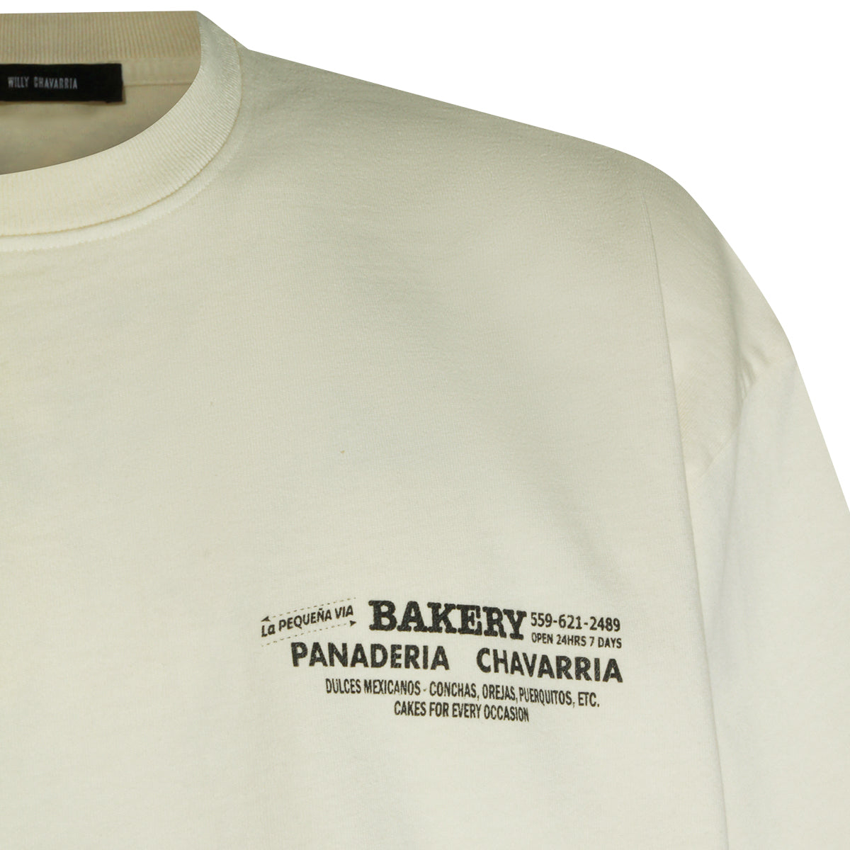 WHITE COTTON T-SHIRT