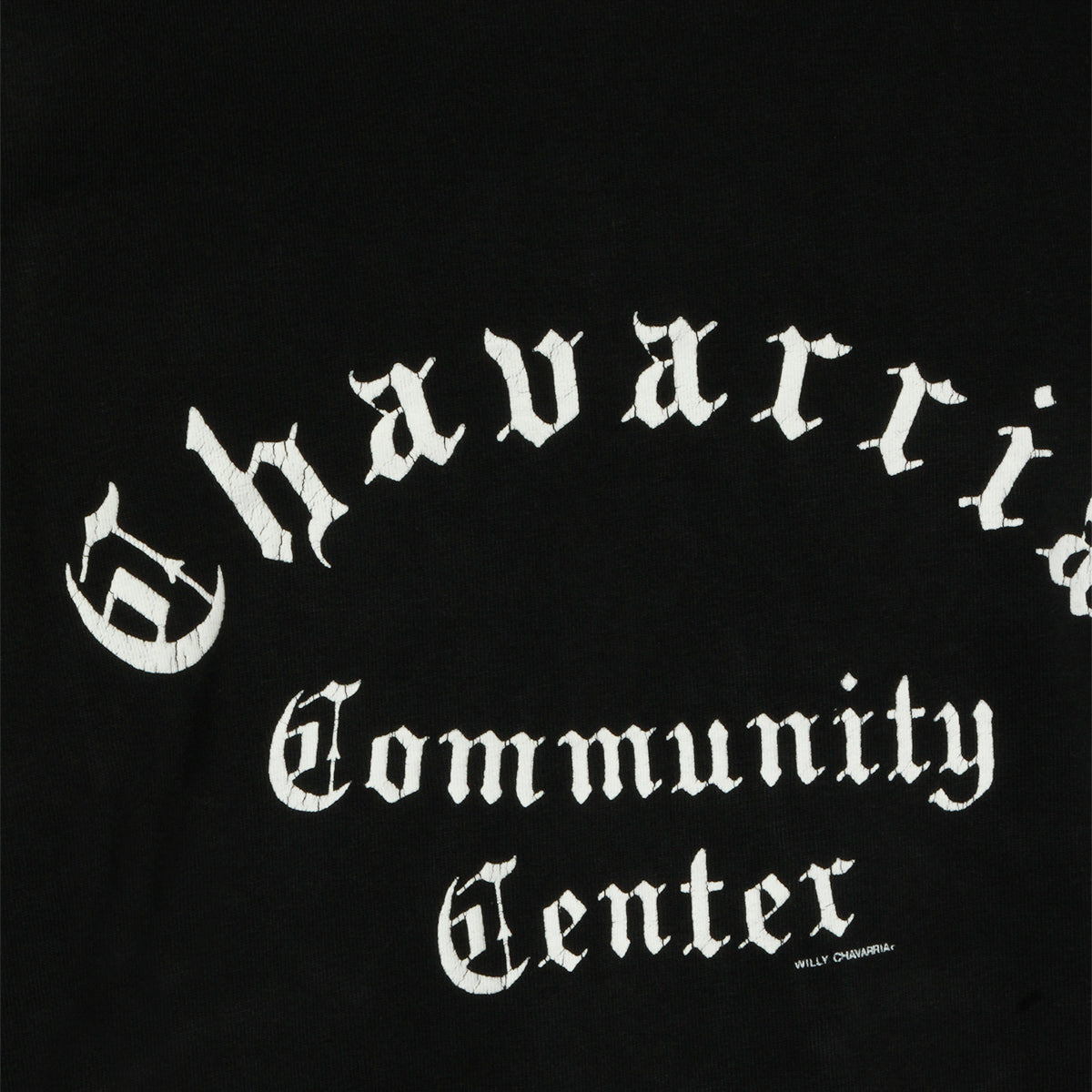 BLACK COTTON T-SHIRT