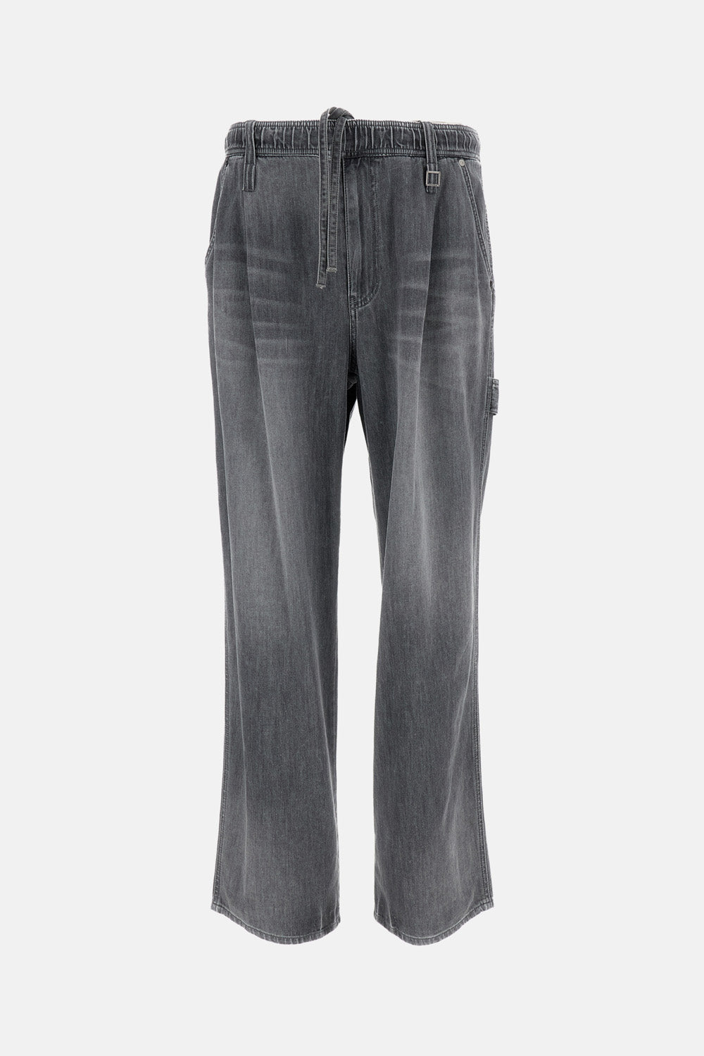 DENIM WITH DRAWSTRING