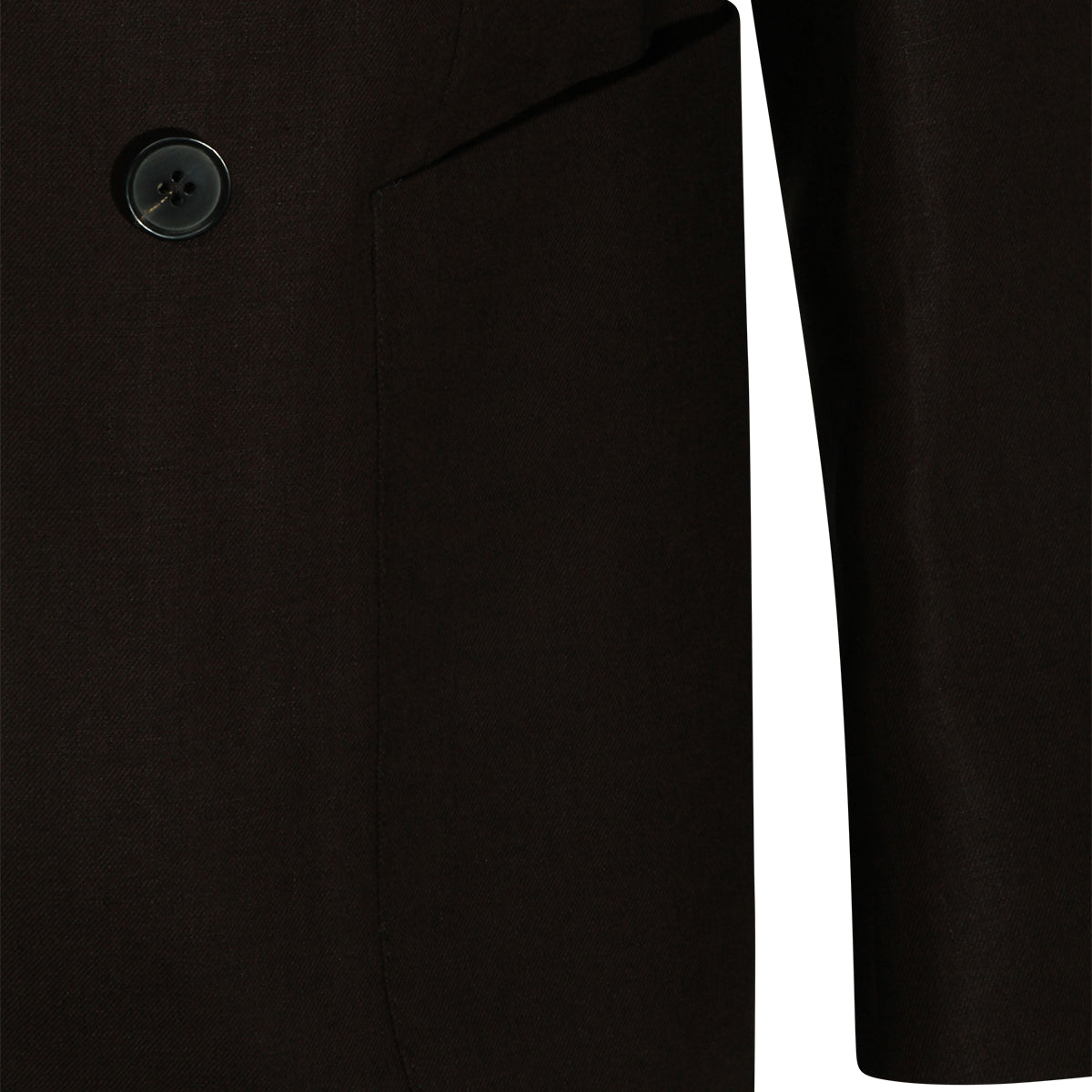 DARK BROWN LINEN BLAZER