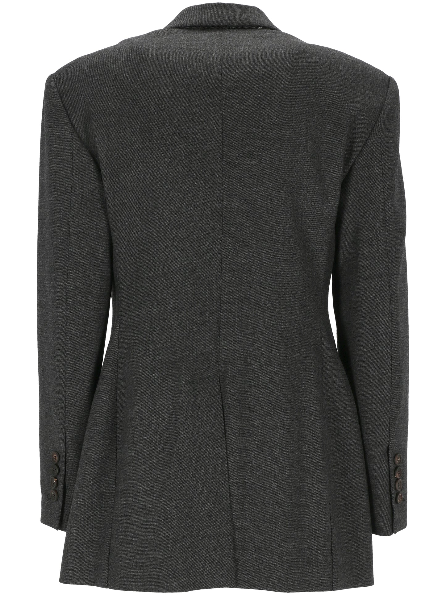 DARK GREY VIRGIN WOOL JACKET