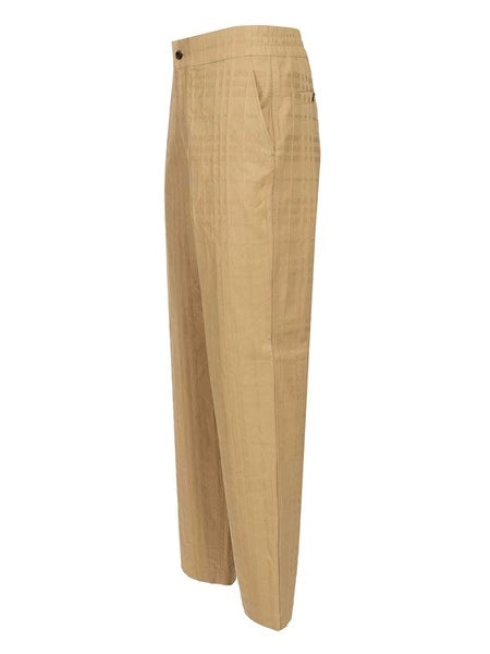 Pantaloni in cotone Check