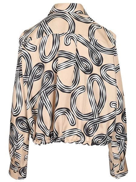 Camicia a palloncino in seta