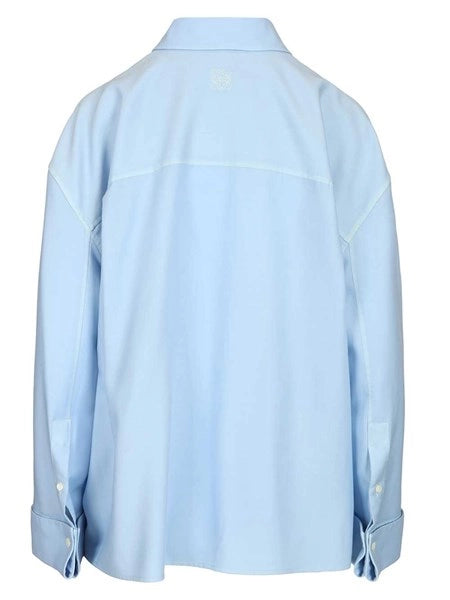Camicia in lana e seta