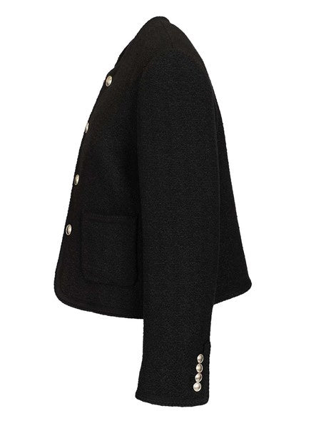 Giacca classica in tweed bouclé