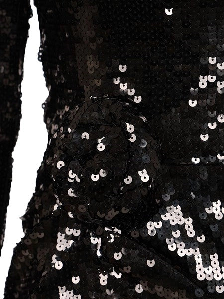 Mini dress in pailettes