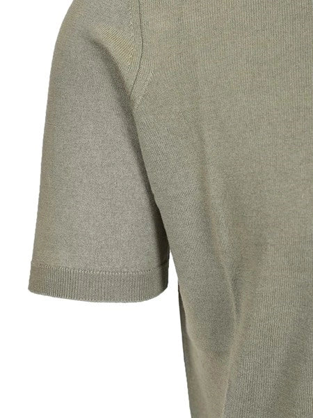 Polo in seta e cashmere