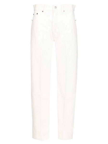 Jeans boyfriend in twill di cotone