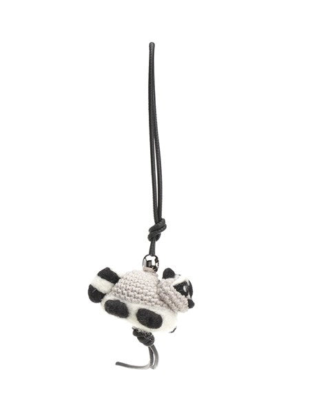 Charm Racoon in lana