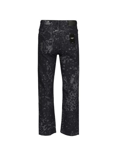Jeans jacquard