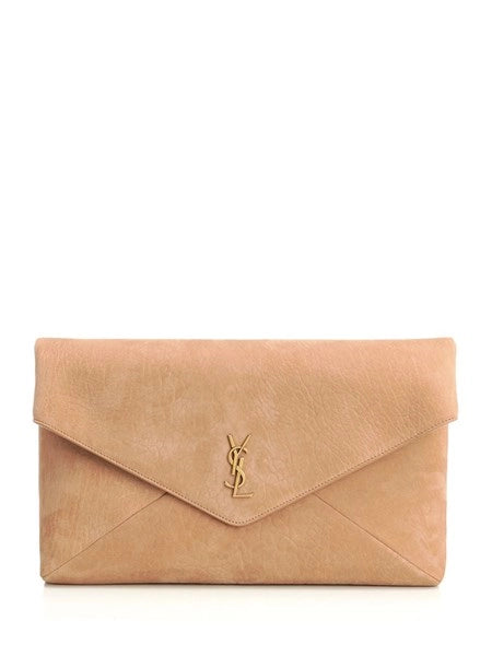Pochette Envelope Cassandre in pelle nabuk