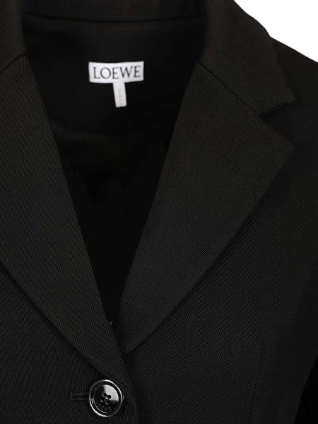 Giacca in twill di lana