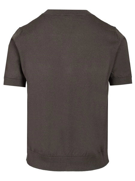 Maglia in filato di cotone, seta e cachemire
