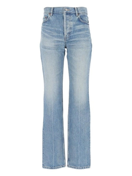 Jeans dritti in denim Authentic Medium Blue