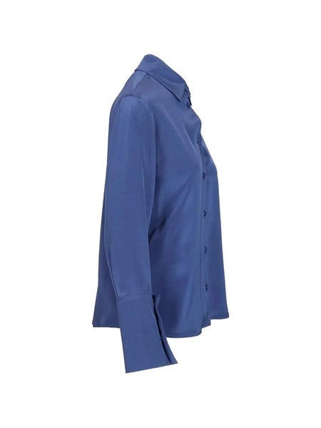 Camicia oversize Voliera in seta