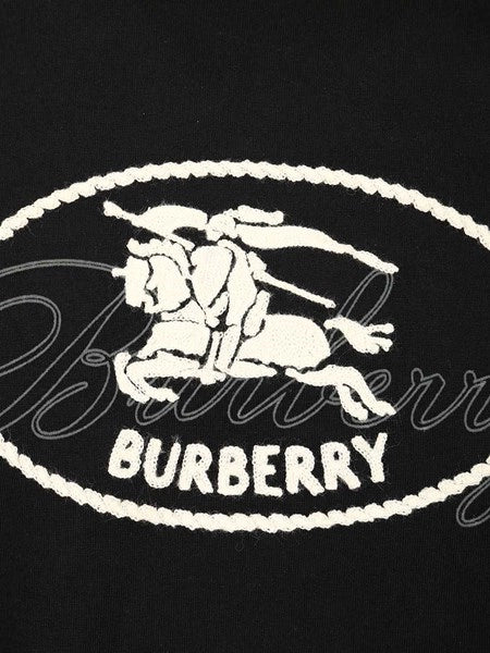 Cotton T-shirt with Knight Stamp