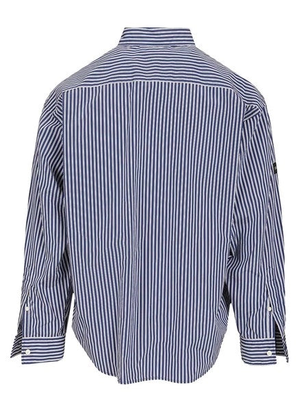 Camicia a righe oversized