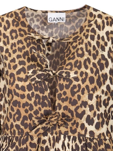 Mini abito leopardato