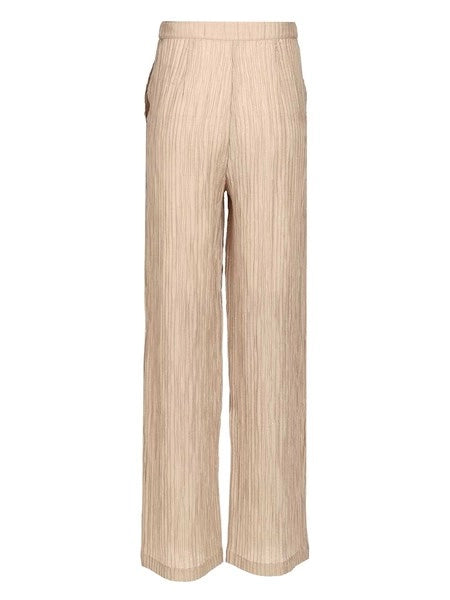 Pantalone in taffetà lurex testurizzato