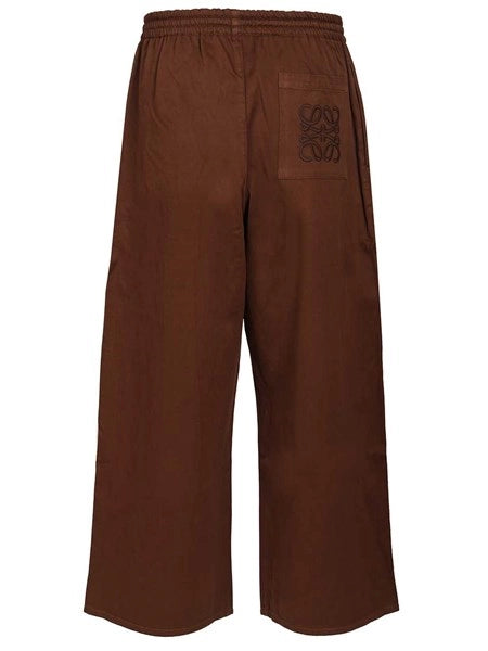 Pantaloni con coulisse in cotone
