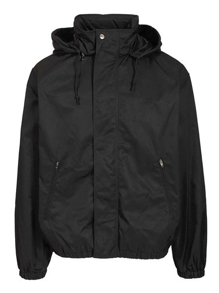 Giacca a vento in twill di nylon